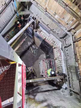 EOLE- passage P0 - PUITS - Soutènement